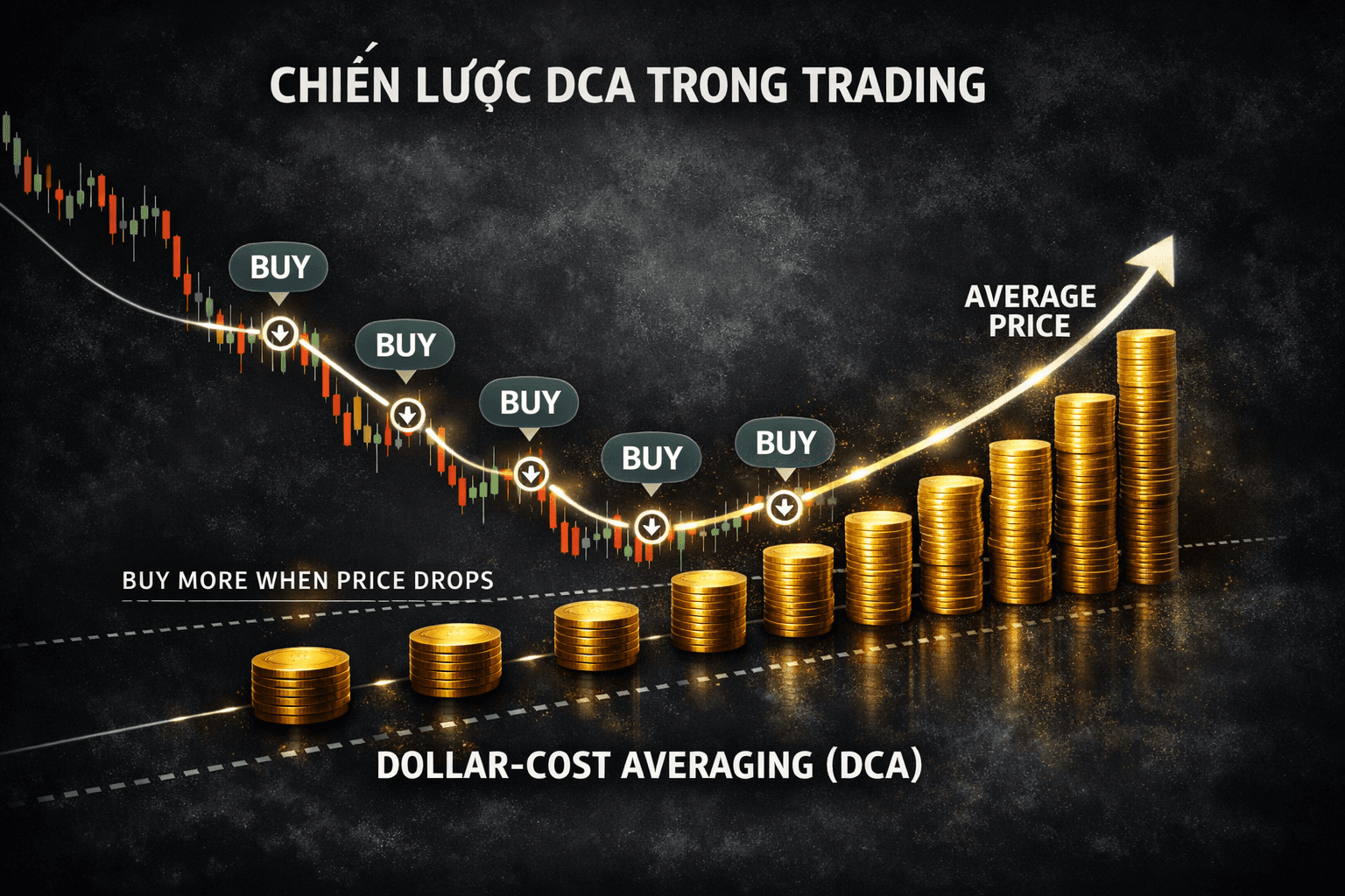 DCA là gì? Chiến lược mua coin giúp giảm rủi ro cho người mới